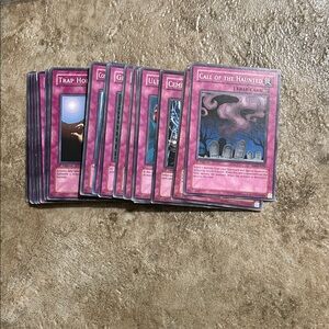 Pink Trading Card Set trap cards 25 cards